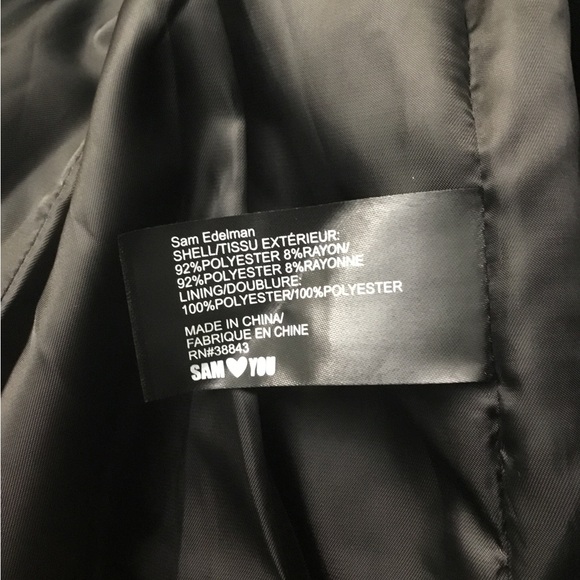 SAM EDELMAN LONGLINE BELTED WRAP COAT M - Picture 10 of 16